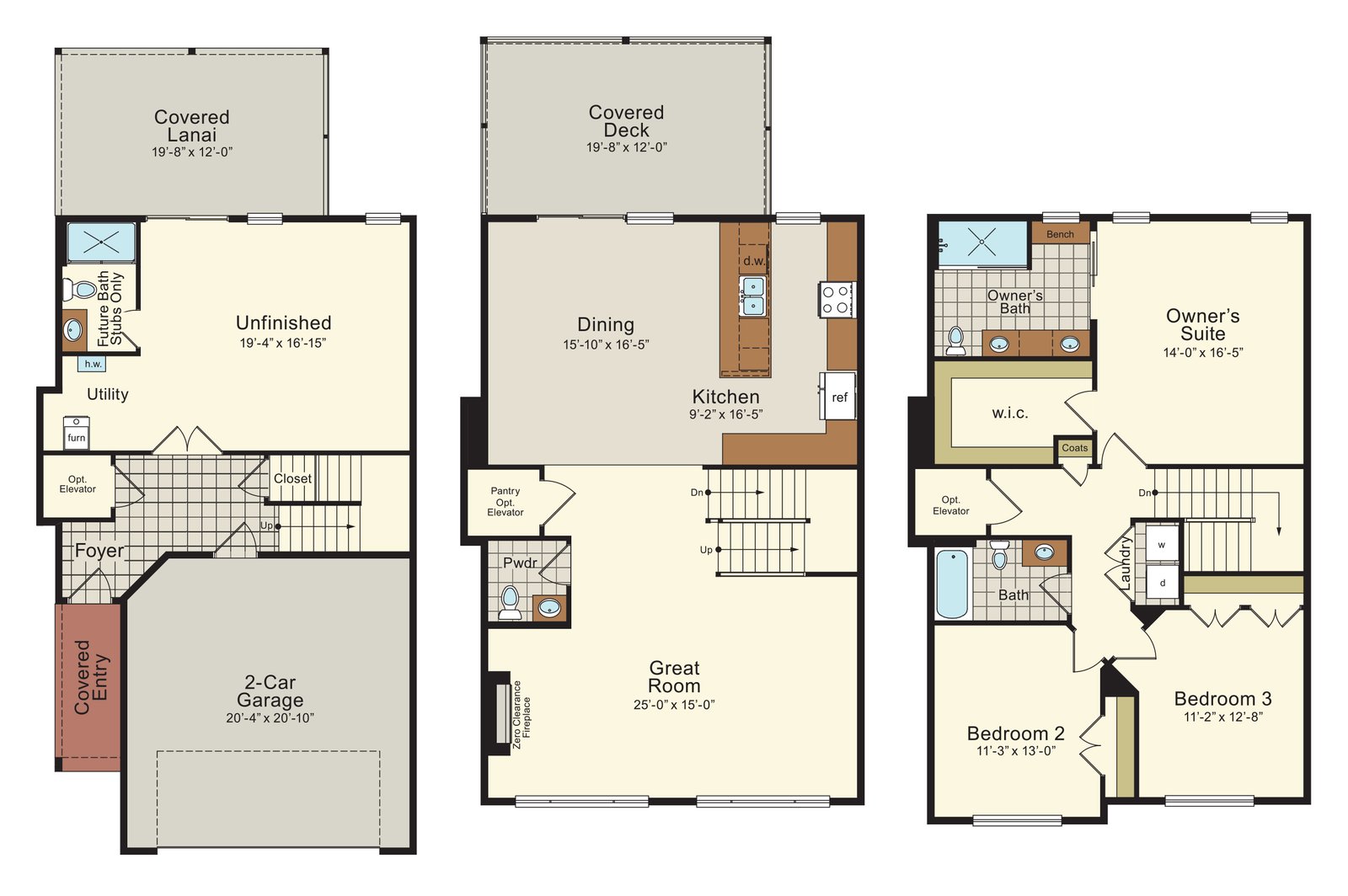 Miramar floor plans