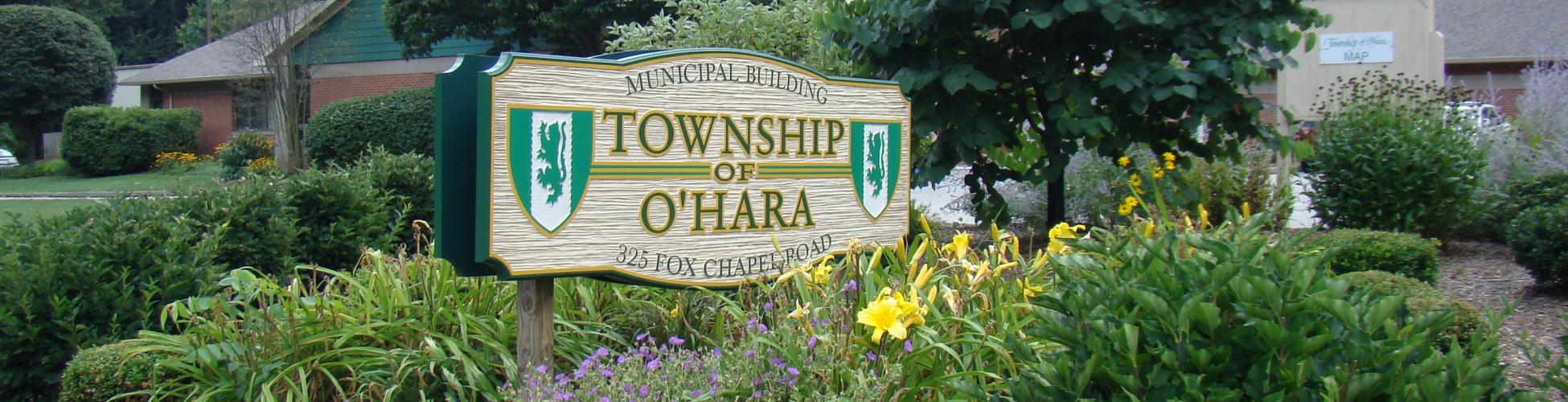 Ohara Township Sign